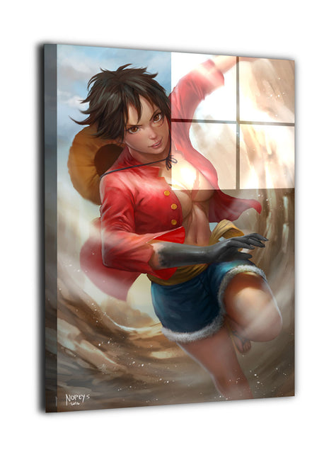 Straw Hat Reimagined Luffy Wall Art