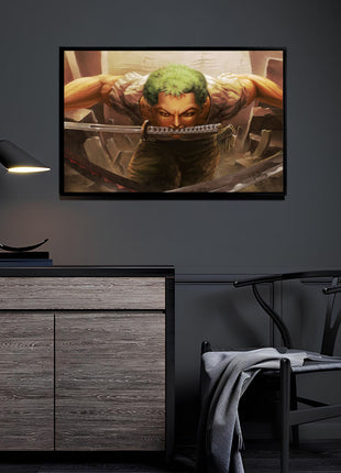 Zoro Wall Art | One Piece Ultra-HD Acrylic, Metal & Canvas Print - Snapping Turtle Gallery