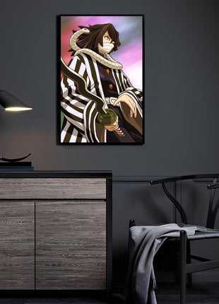 Obanai Iguro Wall Art | Demon Slayer Acrylic, Metal & Canvas - Snapping Turtle Gallery