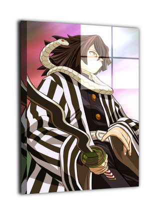 Obanai Iguro Wall Art | Demon Slayer Acrylic, Metal & Canvas - Snapping Turtle Gallery