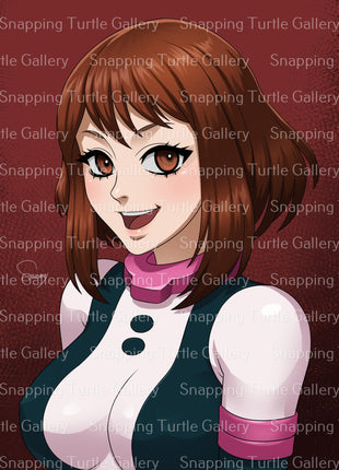 Ochaco Uraraka, Poster, Posters, Prints, & Visual Artwork, Snapping - Snapping Turtle Gallery