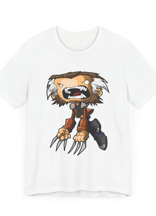 Old Man Logan Graphic T-Shirt | Wolverine Chibi Tee | Snapping Turtle Gallery - Snapping Turtle Gallery