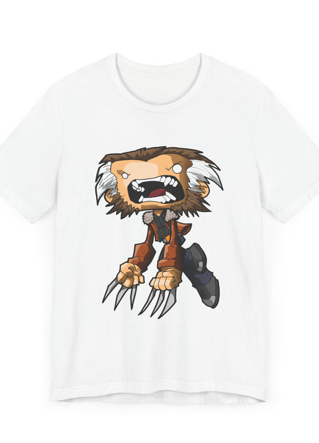 Old Man Logan Graphic T-Shirt | Wolverine Chibi Tee | Snapping Turtle Gallery - Snapping Turtle Gallery