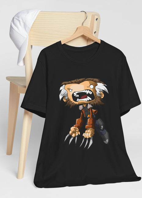 Old Man Logan Graphic T-Shirt | Wolverine Chibi Tee | Snapping Turtle Gallery - Snapping Turtle Gallery