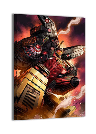 Omega Supreme Wall Art | Transformers Ultra-HD Acrylic, Metal & Canvas - Snapping Turtle Gallery