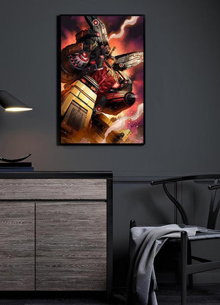 Omega Supreme Wall Art | Transformers Ultra-HD Acrylic, Metal & Canvas - Snapping Turtle Gallery