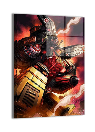 Omega Supreme Wall Art | Transformers Ultra-HD Acrylic, Metal & Canvas - Snapping Turtle Gallery