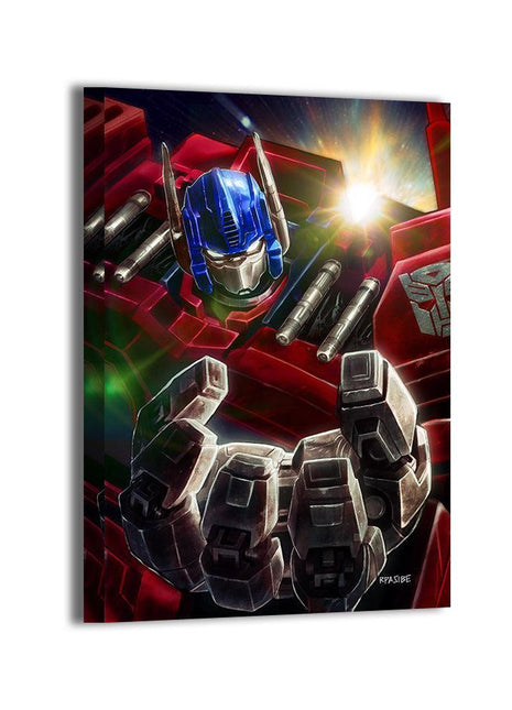 Optimus Prime Wall Art | Transformers Fan Art | Snapping Turtle Gallery [variant_option1] Print, Premium Wall Art by Snapping Turtle Gallery