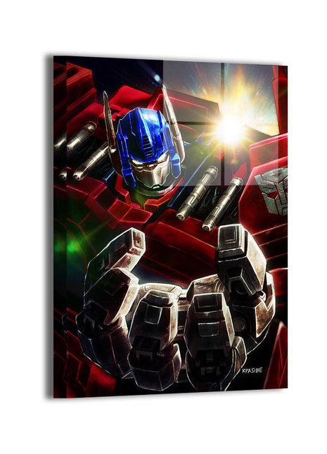 Optimus Prime Wall Art | Transformers Fan Art | Snapping Turtle Gallery [variant_option1] Print, Premium Wall Art by Snapping Turtle Gallery