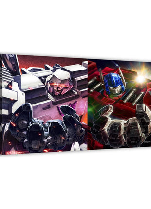 Optimus Prime Megatron Art | Acrylic, Metal & Canvas, Shop Optimus Prime Megatron Transformers wall art. Premium 3mm acrylic, gloss metal & archival canvas. Ready to hang. Fast US shipping. Order today!, [-Snapping Turtle Gallery