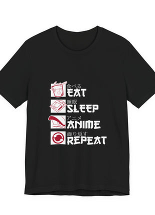 Otaku Routine Shirt | Anime Lifestyle Fan Art | Snapping Turtle Gallery [variant_option1] Print, Premium Wall Art by Snapping Turtle Gallery