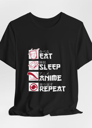 Otaku Routine Shirt | Anime Lifestyle Fan Art | Snapping Turtle Gallery [variant_option1] Print, Premium Wall Art by Snapping Turtle Gallery