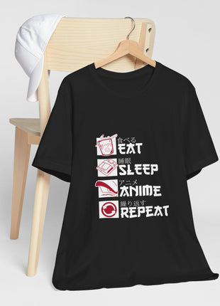 Otaku Routine Shirt | Anime Lifestyle Fan Art | Snapping Turtle Gallery [variant_option1] Print, Premium Wall Art by Snapping Turtle Gallery