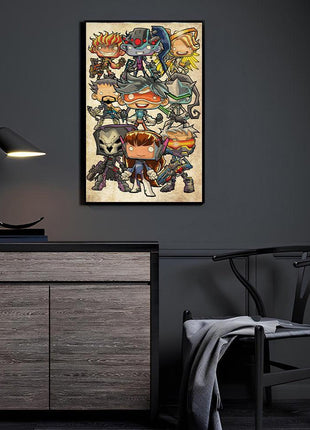 Overwatch Chibi Wall Art | Jeff Benitez Artist Acrylic & Metal Prints! - Snapping Turtle Gallery