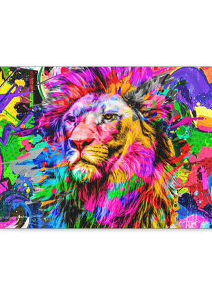 Pastel Majesty – Soft-Toned Lion Wall Art | STG Collection - Snapping Turtle Gallery
