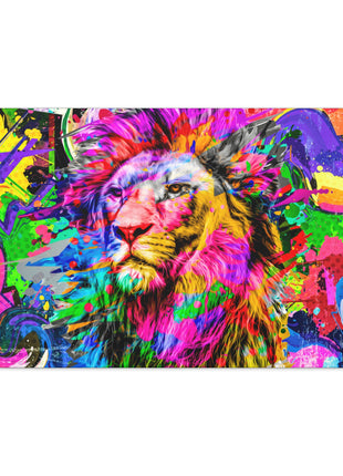 Pastel Majesty – Soft-Toned Lion Wall Art | STG Collection - Snapping Turtle Gallery