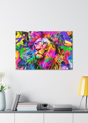Pastel Majesty – Soft-Toned Lion Wall Art | STG Collection - Snapping Turtle Gallery
