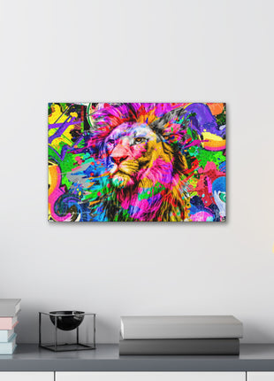Pastel Majesty – Soft-Toned Lion Wall Art | STG Collection - Snapping Turtle Gallery