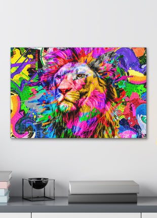 Pastel Majesty – Soft-Toned Lion Wall Art | STG Collection - Snapping Turtle Gallery