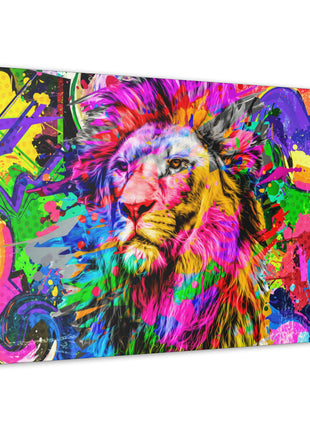 Pastel Majesty – Soft-Toned Lion Wall Art | STG Collection - Snapping Turtle Gallery