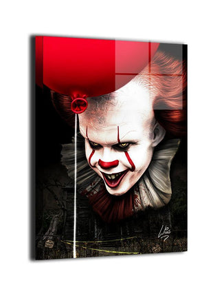 Pennywise IT Stephen King Art | Acrylic, Metal & Canvas - Snapping Turtle Gallery