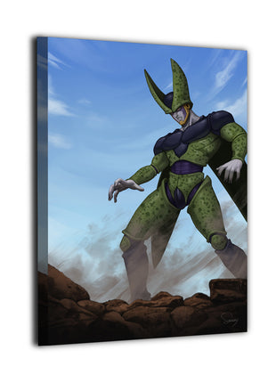 Perfect Cell Wall Art | Dragon Ball Z Acrylic, Metal & Canvas - Snapping Turtle Gallery