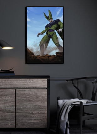 Perfect Cell Wall Art | Dragon Ball Z Acrylic, Metal & Canvas - Snapping Turtle Gallery