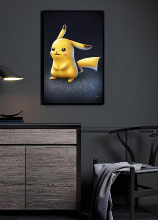 Pikachu Wall Art | Pokémon Acrylic, Metal & Canvas - Snapping Turtle Gallery
