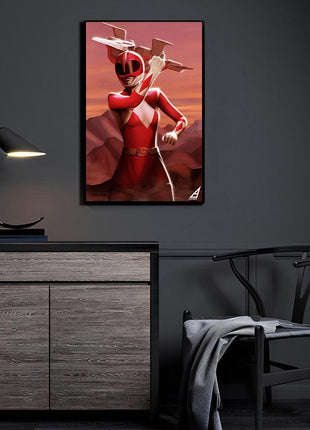 Pink Ranger Wall Art | Power Rangers HD Acrylic, Metal & Canvas Print - Snapping Turtle Gallery