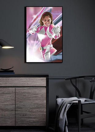 Pink Ranger Wall Art | Power Rangers Fan Art | Snapping Turtle Gallery - Snapping Turtle Gallery