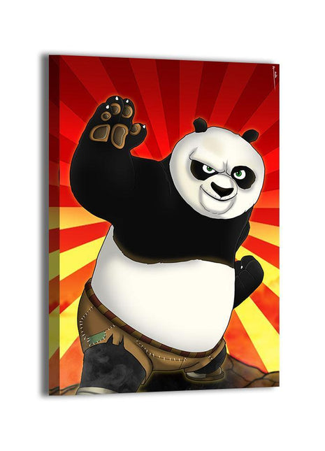 Po Wall Art | Kung Fu Panda Ultra-HD Acrylic, Metal & Canvas Print - Snapping Turtle Gallery