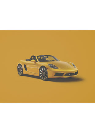 Porsche 718 Boxster Wall Art | Sports Car Art | Snapping Turtle Gallery - Snapping Turtle Gallery
