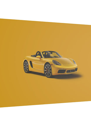 Porsche 718 Boxster Wall Art | Sports Car Art | Snapping Turtle Gallery - Snapping Turtle Gallery