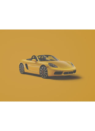 Porsche 718 Boxster Wall Art | Sports Car Art | Snapping Turtle Gallery - Snapping Turtle Gallery