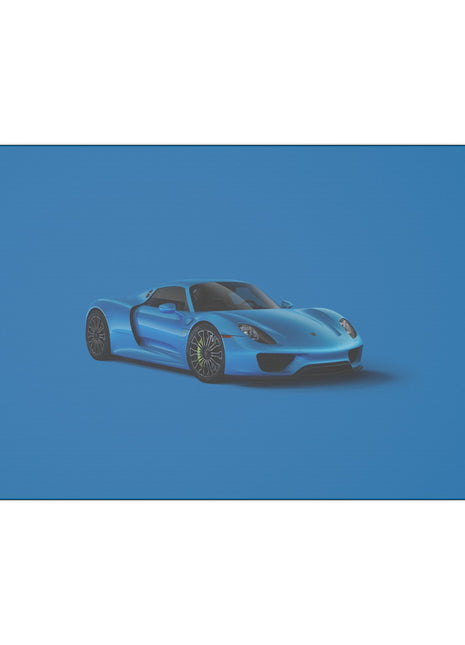 Porsche 918 Spyder Wall Art | Hypercar Art | Snapping Turtle Gallery - Snapping Turtle Gallery
