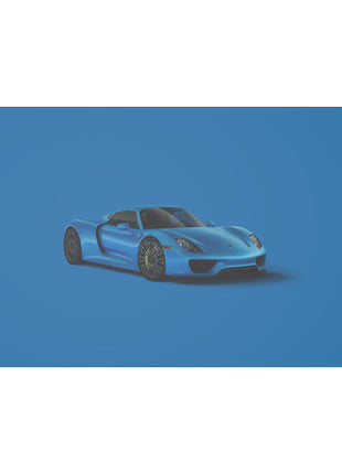 Porsche 918 Spyder Wall Art | Hypercar Art | Snapping Turtle Gallery - Snapping Turtle Gallery