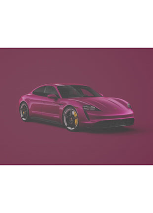 Porsche Taycan Wall Art | Electric Car Art | Snapping Turtle Gallery - Snapping Turtle Gallery