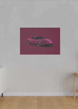 Porsche Taycan Wall Art | Electric Car Art | Snapping Turtle Gallery - Snapping Turtle Gallery
