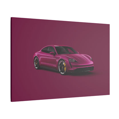16x24 acrylic artwork featuring the Porsche Taycan in a futuristic anime-style illustration.