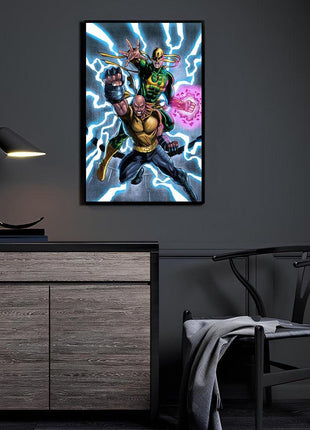 Power Man Wall Art | Marvel Fan Art | Snapping Turtle Gallery - Snapping Turtle Gallery