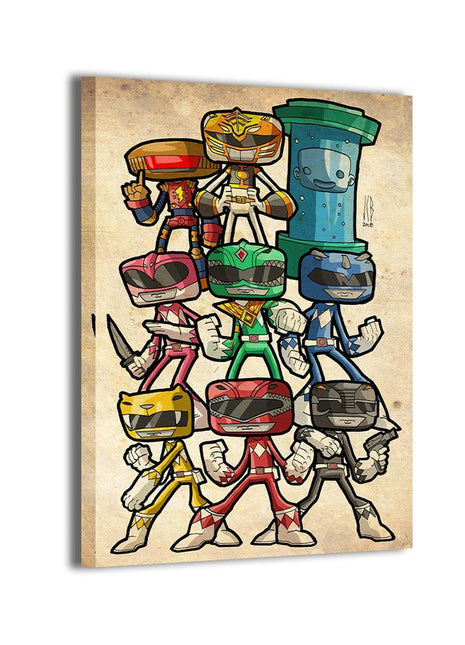 Power Rangers Wall Art | Fan Art | Snapping Turtle Gallery - Snapping Turtle Gallery