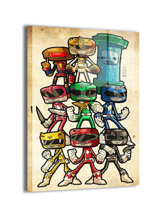 Power Rangers Wall Art | Fan Art | Snapping Turtle Gallery - Snapping Turtle Gallery
