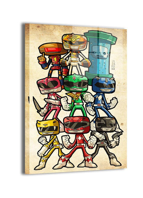 Power Rangers Wall Art | Fan Art | Snapping Turtle Gallery - Snapping Turtle Gallery