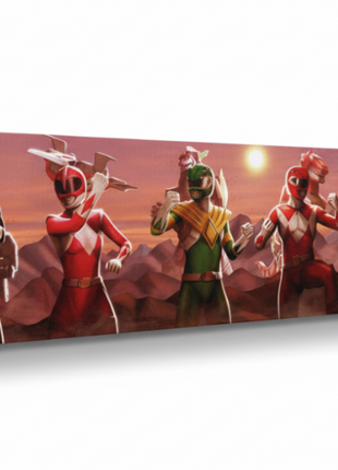 Power Rangers Wall Art | Mighty Morphin Acrylic, Metal & Canvas Print - Snapping Turtle Gallery