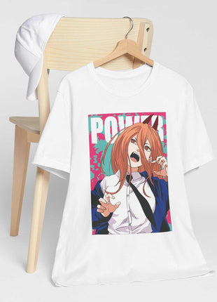 Power Splash Anime Shirt | Chainsaw Man Fan Art | Snapping Turtle Gallery [variant_option1] Print, Premium Wall Art by Snapping Turtle Gallery