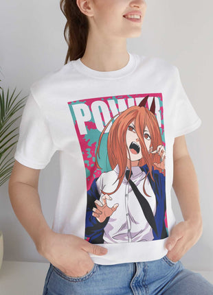 Power Splash Anime Shirt | Chainsaw Man Fan Art | Snapping Turtle Gallery [variant_option1] Print, Premium Wall Art by Snapping Turtle Gallery