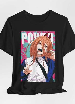 Power Splash Anime Shirt | Chainsaw Man Fan Art | Snapping Turtle Gallery [variant_option1] Print, Premium Wall Art by Snapping Turtle Gallery
