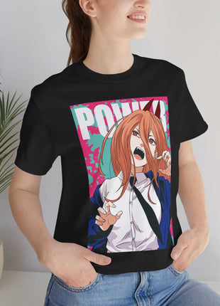Power Splash Anime Shirt | Chainsaw Man Fan Art | Snapping Turtle Gallery [variant_option1] Print, Premium Wall Art by Snapping Turtle Gallery