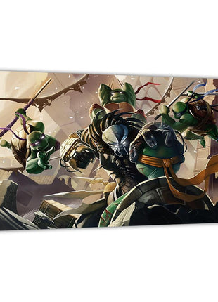 Predator vs TMNT Wall Art | Crossover Fan Art | Snapping Turtle Gallery [variant_option1] Print, Premium Wall Art by Snapping Turtle Gallery