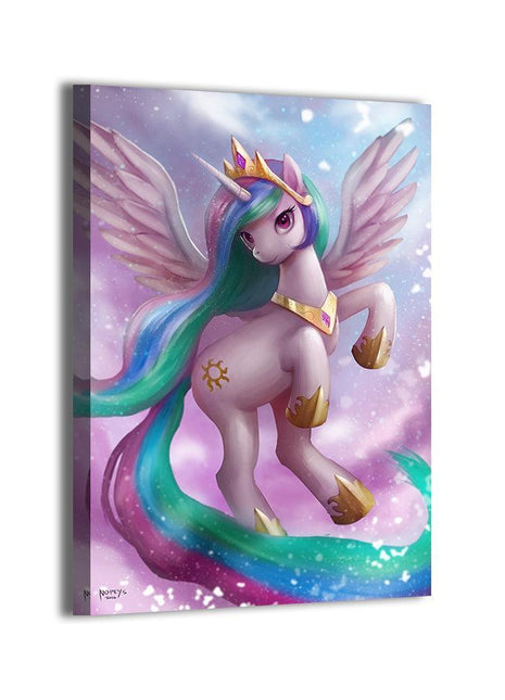 Princess Celestia Wall Art | My Little Pony Acrylic, Metal & Canvas - Snapping Turtle Gallery